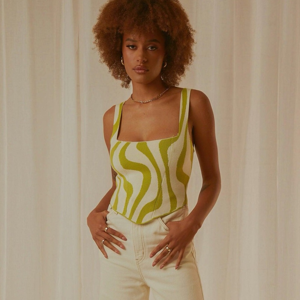 Peppermayo alfresco nights bustier top NTW - Picture 1 of 7